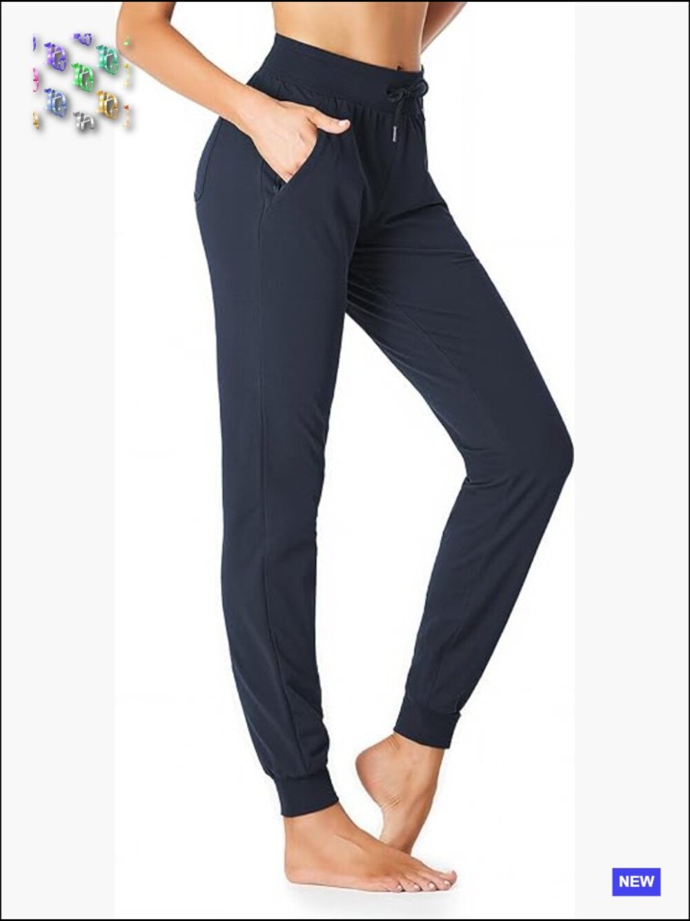 Extra Long Inseam Cotton Joggers Tapered Sweatpants Yoga Lounge Athletic Pants